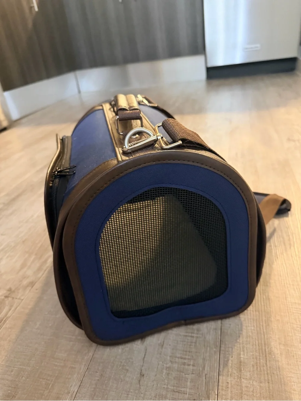 Petote Kelle Dog Carrier Navy - small